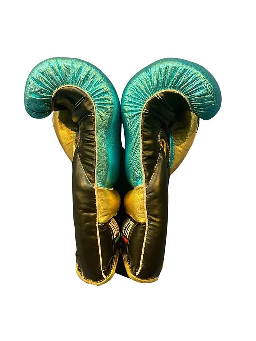 Bayoneta Premium Multilayer + HH Gloves - Metallic Teal/Black/Metallic Gold