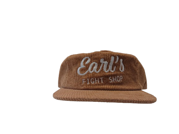 Earl's Corduroy Hat for boxing enthusiasts Front View
