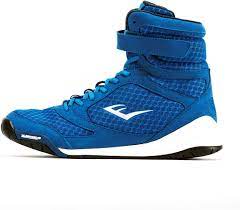 Everlast Pro Elite High Top Boxing Shoes Blue
