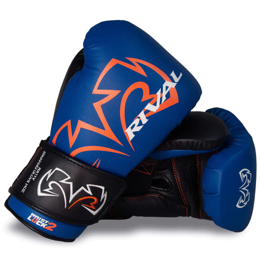 Rival RS11V Sparring Glove - Boxing, MMA Blue