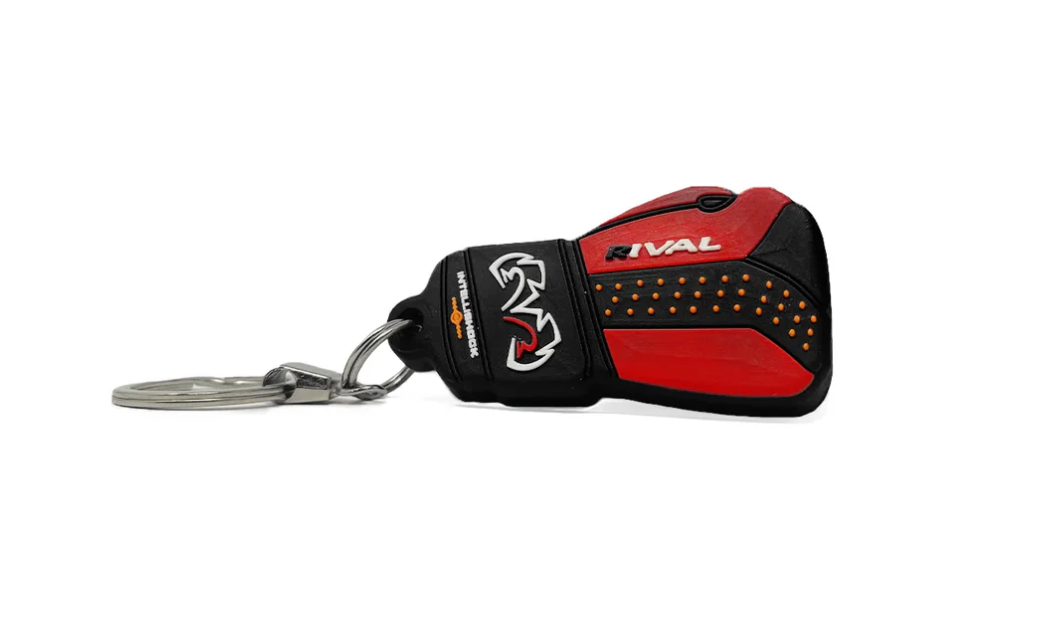 Rival Rubber Key Chain