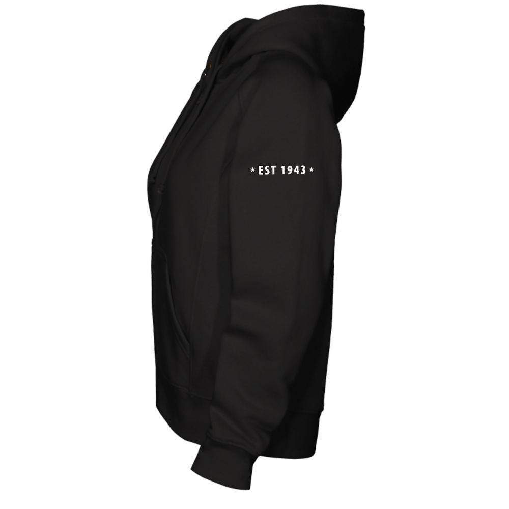 Sully's Classic Hoodie - Boxing, Muay Thai gloves. Side View