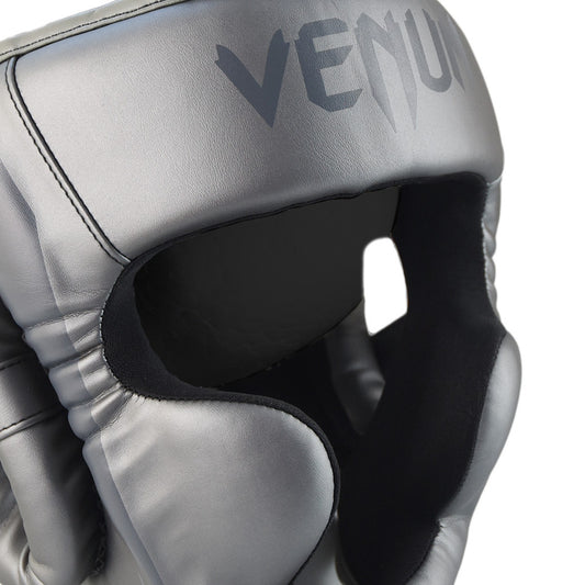 Venum Elite Headgear - Boxing, Leather, Foam Front View