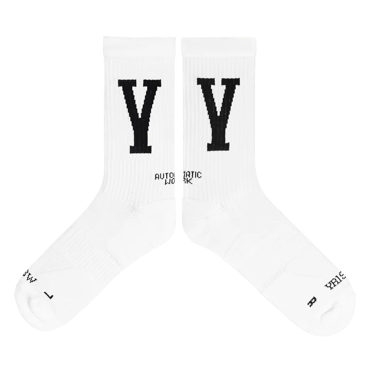 YR1SW Crew Socks: Comfortable crew socks with arch support. Full View