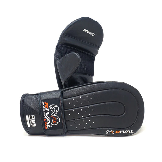RB5 Bag Mitts - Training Gear Essential Black Front View