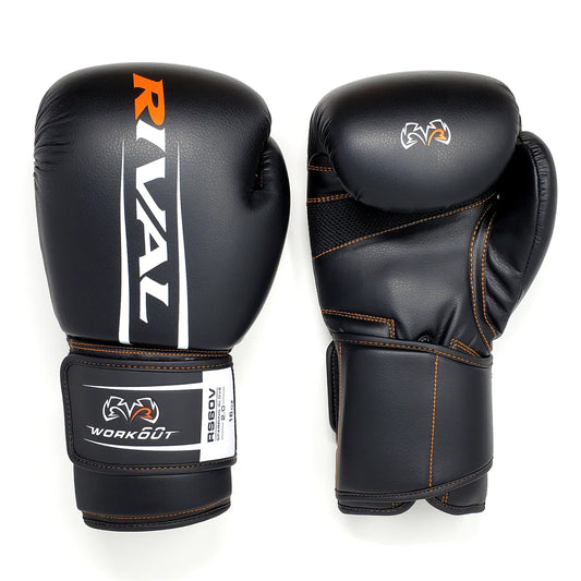 RS60V Workout Sparring Gloves 2.0 by Rival - Premium boxing equipment for enhanced performance. Front and Back View