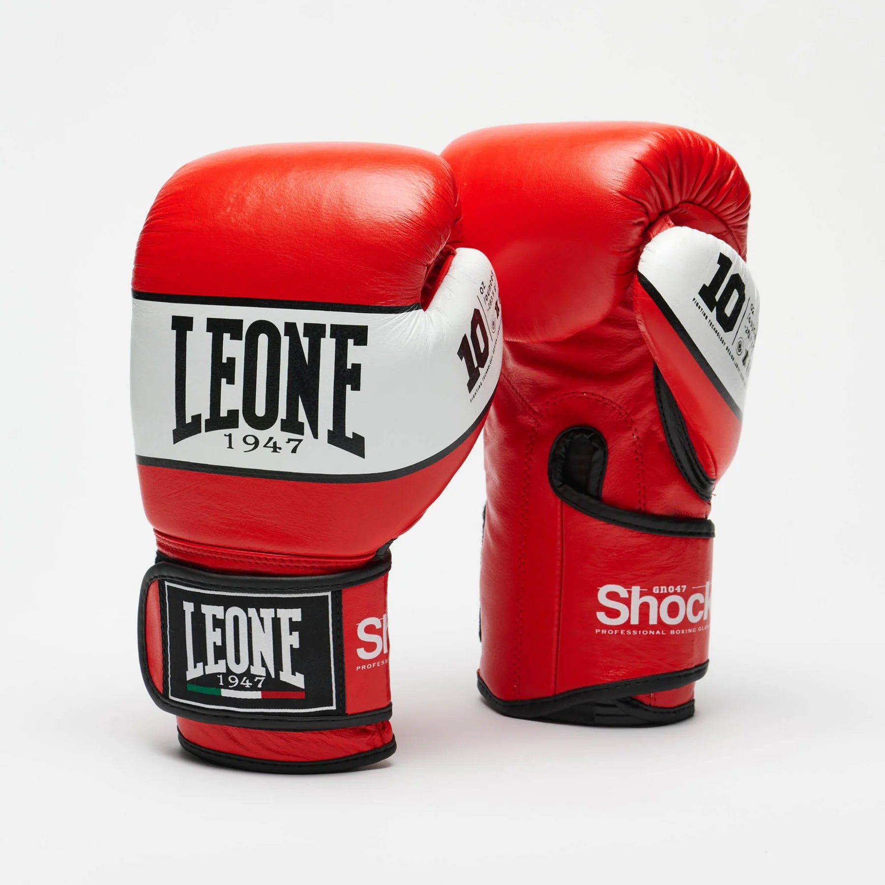 Leone Shock Boxing Glove Red