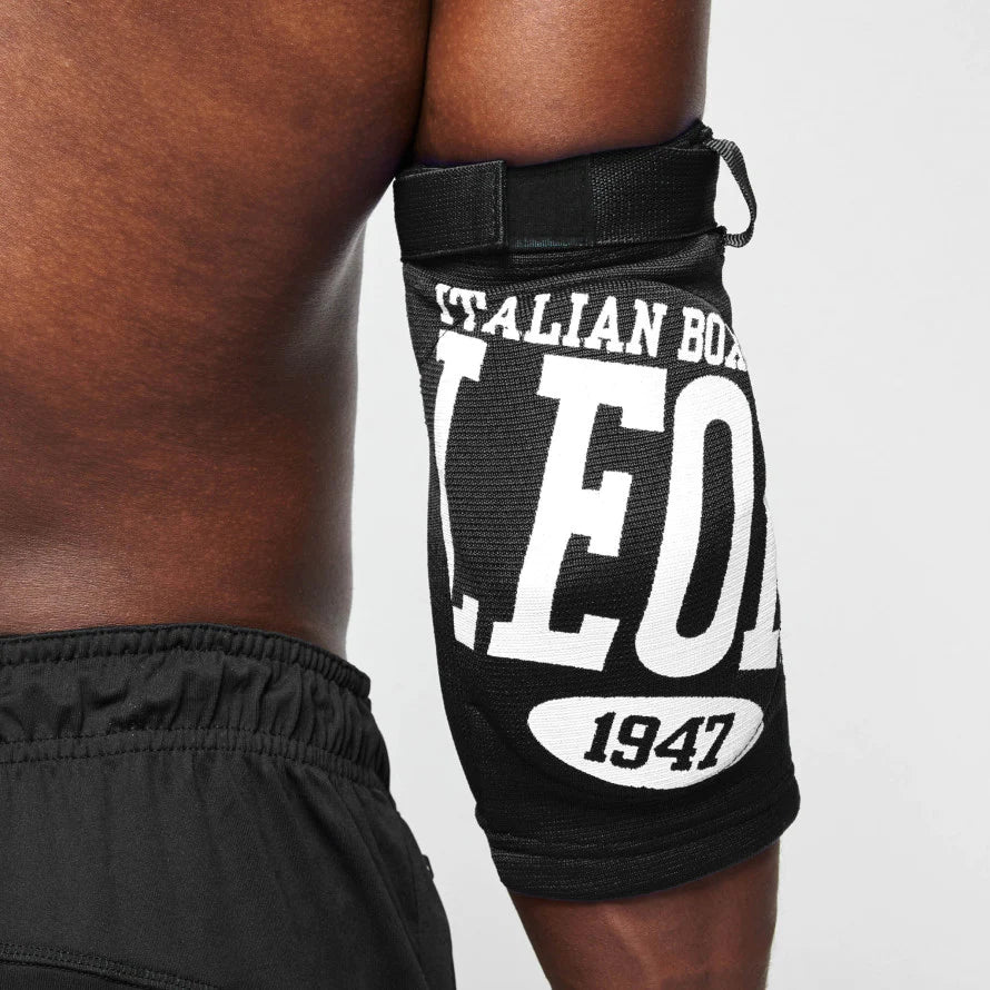 Leone Black Elbow Guards for Intense Workouts Personal View