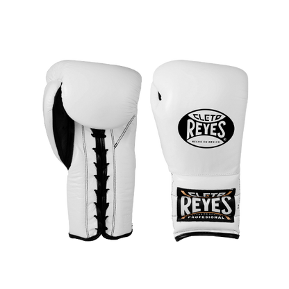 Cleto Reyes E412 Laced Gloves - Boxing equipment White