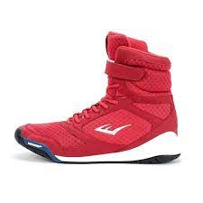 Everlast Pro Elite High Top Boxing Shoes Red