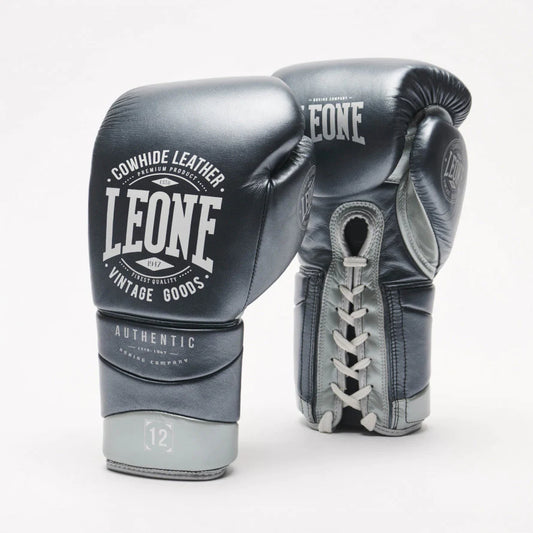 LEONE 1947 Muay Thai Leather Boxing Gloves (White, 10 oz), Training Gloves  -  Canada