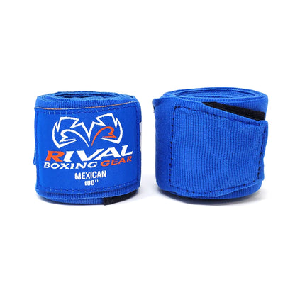 Mexican Handwraps 180'', Rival Hand Wraps Blue