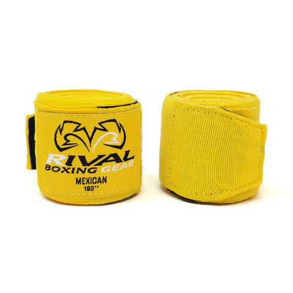 Mexican Handwraps 180'', Rival Hand Wraps Yellow