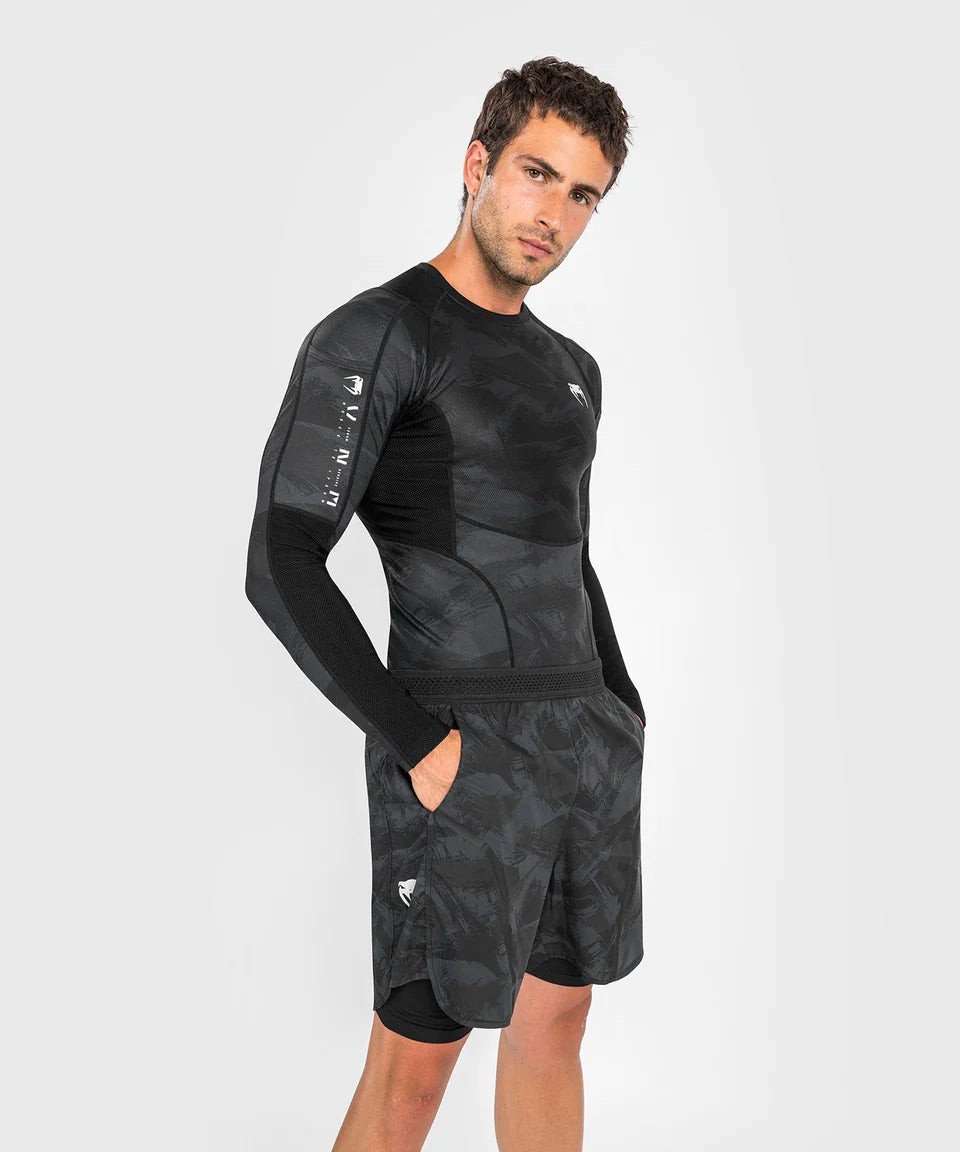Venum Electron 3.0 Rashguard Long Sleeve BoxFit Tech Trendy Shirt. 