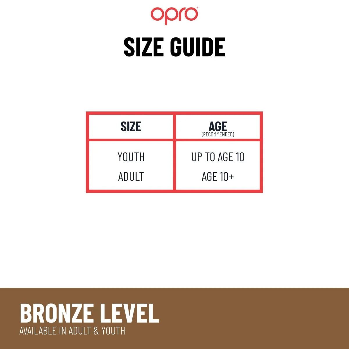 OPRO Bronze Level Mouthguard