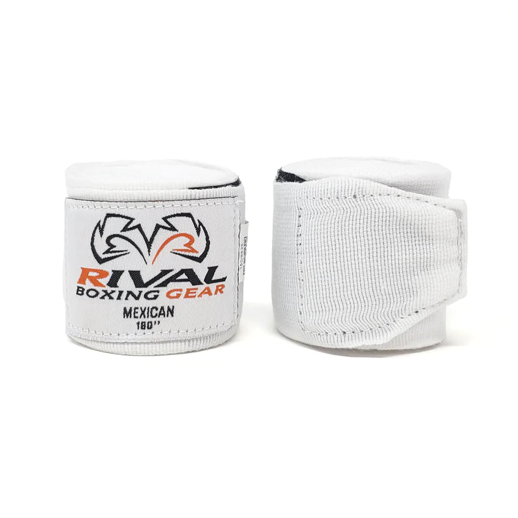 Mexican Handwraps 180'', Rival Hand Wraps White
