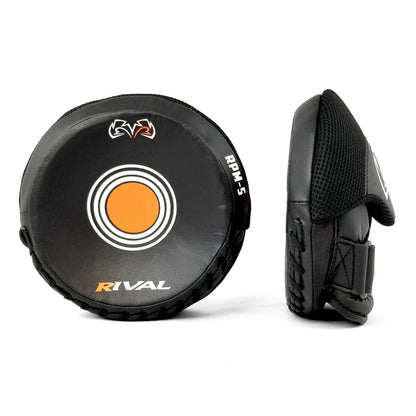 RPM5 Parabolic Punch Mitts - Boxing equipment innovated. Front and Side View