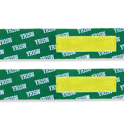 YR1SW Hand Wraps - Boxing & Martial Arts protective gear. Yellow and Green Velcro View
